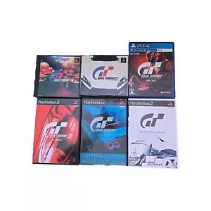 Playstation PS1 PS2 Gran Turismo 1 2 A Spec 3 4 Sport And Tokyo Japanese Lot - Picture 1 of 1