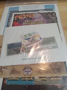 The Civil War Collection 3 Stamp Sheets 14 Individual Stamps Mystic Stamp - Picture 1 of 2
