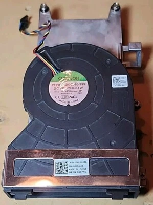 Dell 990 790 7010 9010 SFF J50GH-A00 Heatsink W/Cooling Fan Combo 0FVMX3 / L-P - Image 1 of 4