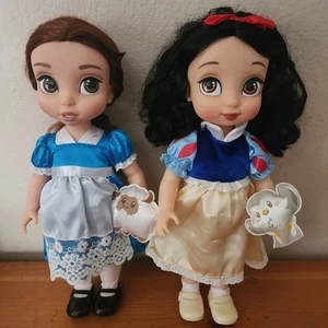 Disney Store Schneewittchen & Belle Animators Sammlung Puppen 15 Zoll mit Plüsch Menge 2 - Bild 1 von 13