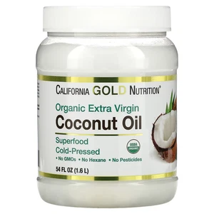 2 X California Gold Nutrition, Cold-Pressed Organic Extra Virgin Coconut Oil, 54 - Picture 1 of 2
