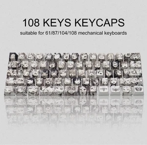 GMKWTL PBT Anime Keycaps 108 Keys XVX Japanese Custom Backlit Keycaps OEM Pro... - Picture 1 of 7
