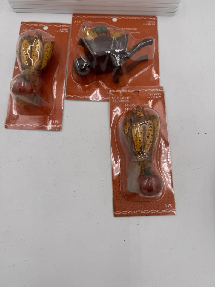 Лот из 3 Ashland крошечные сокровища кукурузы стебли и колесо ствол новый Бесплатная доставка - Изображение 1 из 4