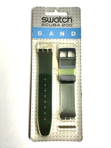 Swatch Cinturino Blister Scuba SDN100 Blue Moon Vintage Anni 90 Strap Band Nos - Imagen 1 de 3
