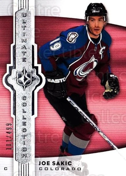 2007-08 UD Ultimate Collection #48 Joe Sakic - Image 1 of 1