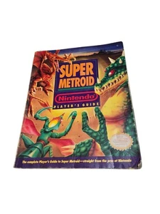 Nintendo Super Metroid Player's Guide Book Damaged With Poster - Picture 1 of 10
