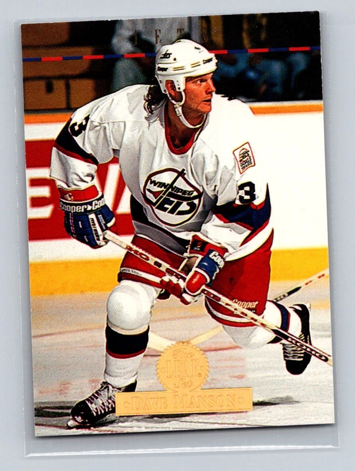 1994-95 Leaf #239 Dave Manson Winnipeg Jets - Image 1 of 2