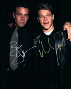 Ben Affleck Matt Damon autographed 8x10 Photo signed Picture Very Nice and COA - Picture 1 of 1