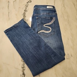 Seven7 Damen 8 Jeans Stretch Skinny Ankle rosa Nähte Seven 7 - Bild 1 von 12