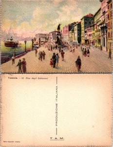 Postal de colección - Italia Venecia - 16. Rioa degli Schiavoni - Imagen 1 de 1