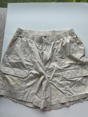 Pantalones Cortos Dickies Beige Carga Bolsillos Utilitarios Años 90 Informales Para Mujer Pequeños Foto 1 de 4