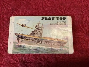 1955 TOPPS RAILS AND SAILS #200 U.S. NAVY FLAT TOP LAST CARD IN SET - Picture 1 of 6
