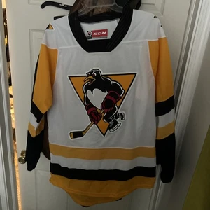 Maglia Hockey Penguins NHL Autografi Firmati 10 Firme - Foto 1 di 16