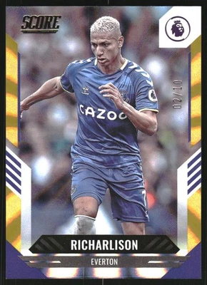 2021-22 Score Premier League Gold Lasers #109 Richarlison /10 - Image 1 of 2