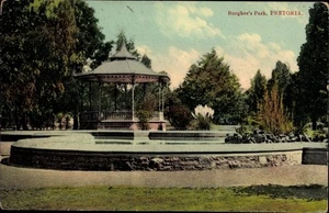 Ak Pretoria Südafrika, Brunnen, Pavillon, Bäume, Burgher's Park,... - 4934437 - Bild 1 von 2