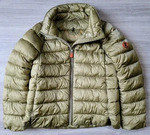 Save The Duck Jacket Youth 10 Green Plumtech Synthetic Down Puffer Outdoor - Picture 1 of 17