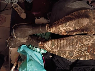 Hodgman Wadewell 2 Capas Pecho Vadeadores Camuflados Talla 9 Pato Caza Pesca Foto 1 de 4