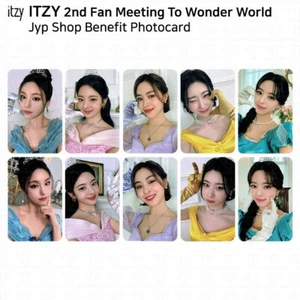 ITZY 2nd Fan Meeting To Wonder World JYP Benefit Photocard KPOP K-POP - Picture 1 of 37