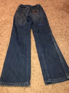 •Wrangler Kid's 100% Cotton Mid Rise Relaxed Boot Size 10 Slim - Picture 1 of 7