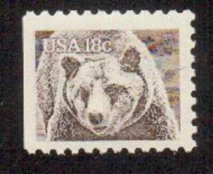 Scott #1884... 18 Cent...American Wildlife/ Brown Bear...6 Stamps - Picture 1 of 1