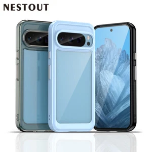 For Google Pixel 9 Pro 8 Pro 6A Slim Rugged Transparent Shockproof Phone Case - Picture 1 of 62