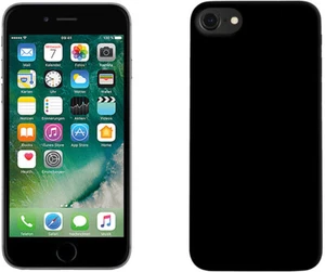 PEDEA Soft TPU Case (glatt) für iPhone 7/8/SE, mattschwarz "wie neu" - Bild 1 von 1
