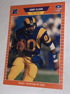 1989 Pro Set #198 Henry Ellard Football Card - Picture 1 of 2