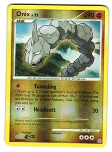 Onix - 92/130 - Diamante y Perla - Holo Inverso Común - Jcc Pokémon - LP/NM - Imagen 1 de 2