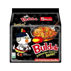 Samyang Buldak Hot Spicy Chicken Ramen Noodle Korean Stir-Fried Ramen, Original - Picture 1 of 1