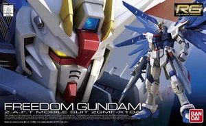 Mobile Suit Gundam RG #05 ZGMF-X10A Freedom Gundam 1/144 Scale Model Kit - Picture 1 of 4