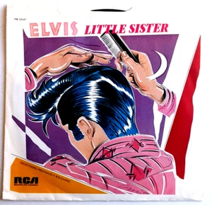 ELVIS PRESLEY - Paralyzed / Little Sister - Vinyl 45rpm 1983 RCA PB 13547 - Picture 1 of 6