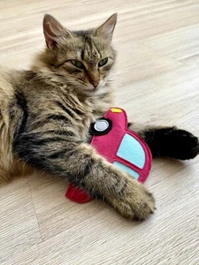 Catnip felt toy for cats Handmade Cat toys Car - Picture 1 of 8