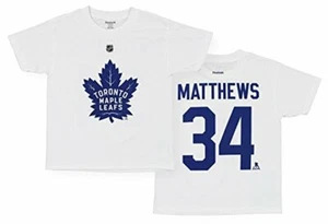 Reebok NHL Youth Toronto Mapleleafs AUSTON MATTHEWS #34 Player Graphic Tee - Picture 1 of 5