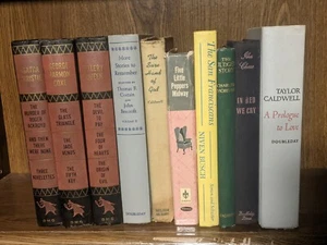 Lot of 10 Vintage 1944 -1962 Hardcover Novels in Various Conditions - Imagen 1 de 3