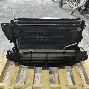 (2013) MERCEDES C300 ENGINE COOLING RADIATOR W FAN W INTERCOOLER ASSY OEM - Picture 1 of 7