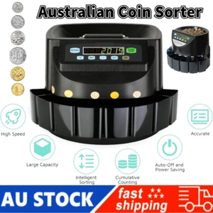 Australian Coin Sorter LED Display Automatic Electronic Counter Counting Machine - Picture 1 of 10