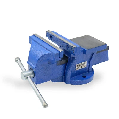 CCLIFE Schraubstock 100 125mm Spannweit für Werkbank Feststehend Parallelschraubstock