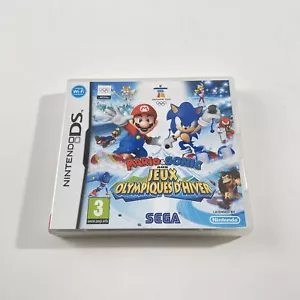 Nintendo DS Box Empty Mario and Sonic Aux Games Winter Olympic Fra - Picture 1 of 5