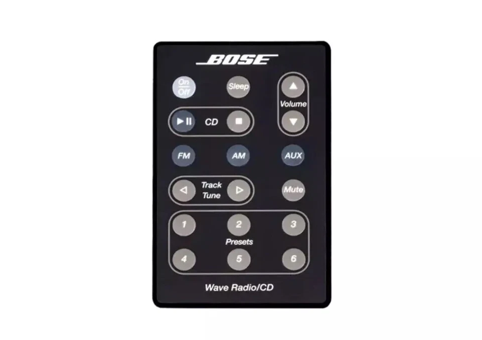 Original Bose Wave Radio/cd Remote Black for Awrc-1w Awrc-1g Awrc-1p Ac6461