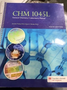 CHM 1045L General Chemistry I Lab Manual 6th Edition - NEW BOOK - Picture 1 of 3