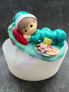 Baby Schlaf Weihnachten 3D Silikonform für Babyparty-Harz-Basteln-Fondant - Bild 1 von 10