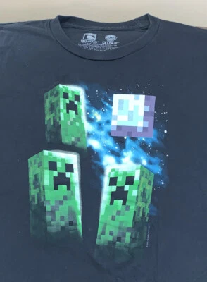 CAMISETA MINECRAFT TALLA S OFICIAL JINX NEGRA ¡SÚPER LINDA!! Foto 1 de 3