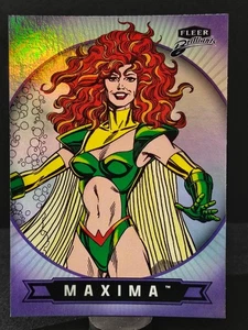 2025 Upper Deck Fleer Brilliants Superman púrpura paralelo #81 Máxima - Imagen 1 de 1