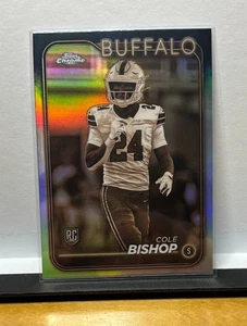 2024 Topps cromo fútbol sepia refractor #263 Cole Bishop RC Buffalo - Imagen 1 de 2