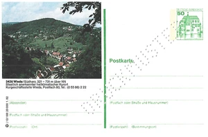 P 134  Bildpostkarte  Druckmuster   Wieda  DD j12/189  ** - Picture 1 of 1