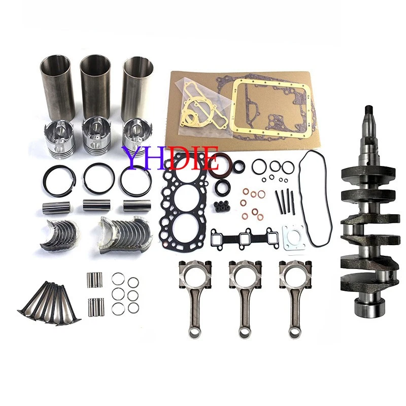 L3E Engine Rebuild Kit &Crankshaft & Rods For Mitsubishi Engine MM20 MM20T MX15 Foto 1 de 1