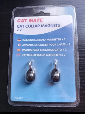 CAT MATE Imán Collar Gato x2 Imán Para Gato Solapa Electromagnético Ref 257 Foto 1 de 2