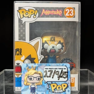 FUNKO POP! Vinyl RARE Sanrio #23 Aggretsuko Rage Metallic Exclusive [VAULTED] - Picture 1 of 8