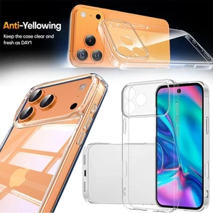 Hülle für iPhone 17 Pro /17 Pro Max /17 Air Ultra Dünn Weich TPU Klar Handyhülle - Bild 1 von 15