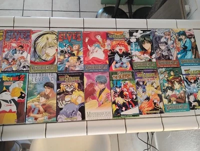 Vintage Anime VHS Tapes Lot the Slayers Those Who Hunt Elves Dragon Ball Level C - Image 1 of 4